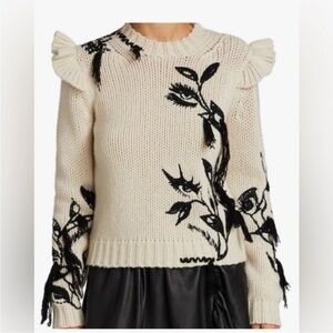 Zimmermann Ladybeetle Frill Sweater size 3